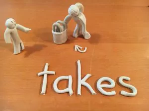 word meaning of taking
